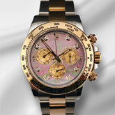 Rolex Daytona Steel Yellow Gold Two tone MOP Diamond Mens Watch 116503 Box Card