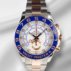 Rolex Yacht-Master II 44mm Oyster Perpetual 18k Rose Gold Ceramic Steel 116681