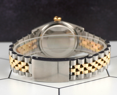 Rolex 36mm Vintage Datejust Mens Yellow Gold/Steel Jubilee Gold Dial Watch 1601