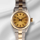 Rolex 25mm Oyster Perpetual Yellow Gold/Steel Ladies Watch 6719