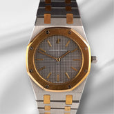Audemars Piguet 33mm Royal Oak 2-Tone Unisex Grey Dial Quartz Watch 56143SA