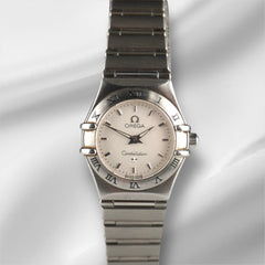 Omega 22mm Constellation Silver Dial Stainless Steel Quartz Watch 1562.30.00