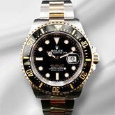 Rolex Sea-dweller 43mm Steel Yellow Gold Black Dial Mens Watch 126603