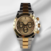 Rolex 40mm Daytona Steel 18K Yellow Gold Gold Dial Men's Watch 126503