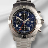 Breitling Avenger Chronograph GMT 45mm Steel Mens Watch A24315