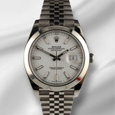 Rolex Datejust 41mm Steel White Dial Jubilee Men's Watch 126300