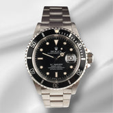 Rolex 40mm Submariner Date Steel Black Dial Men's Watch 16610 Papers