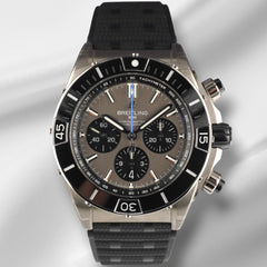 Breitling 44mm Super Chronomat B01 Chrono Rubber Men's Watch EB0136251M1S1