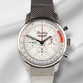 Breitling 41mm Top Time Ford Thunderbird White Dial Automatic Mens Watch AB0176