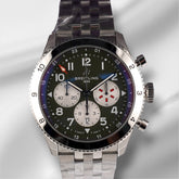 Breitling Super Avi 46mm Curtiss Warhawk Green Dial Men's Watch AB04452A1L1A1