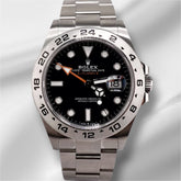 Rolex Explorer II Oyster 42mm Stainless Steel Black Dial Men's Watch 226570