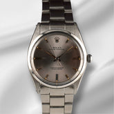 Rolex Oyster Perpetual 36mm Silver Dial Vintage Steel Mens Watch 1018