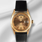 Rolex DAY-DATE 36mm 18K Yellow Gold President Champagne Dial Men's Watch 1803