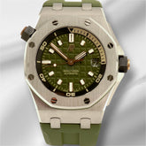 Audemars Piguet 42MM Offshore Diver Steel Green Dial 15720ST.OO.A052CA.01