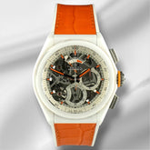 Zenith Defy El Premiro 21 44mm White Ceramic Skeleton Men's Watch 49.9003.9004