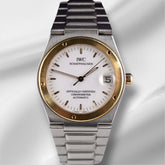 IWC Ingenieur 34mm Steel / YG White Dial Date Automatic Watch IW352103