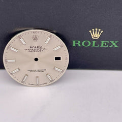 Rolex DateJust 41 Men's Silver Dial Stick Hour Oyster Jubilee 126300 126334