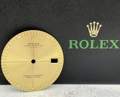 Rolex Men's Oyster Perpetual Date 34mm Gold Dial Stick Jubilee Oyster Ref: 1500