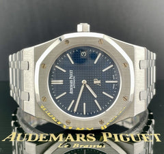 Audemars Piguet Royal Oak " JUMBO" 39mm Blue Dial Steel Watch 15202ST.OO.1240ST