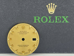 Rolex Datejust Ladies 26mm Gold Dial Gold Arabic Markers Ref: 69173 79173