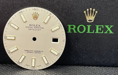 Rolex DateJust 2 Men’s 41mm 2-Tone 18k Gold Ivory White Dial Oyster 116333