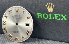 Rolex Datejust Men's 36mm Slate Gray Watch Dial Rose Gold Roman Ref 116231