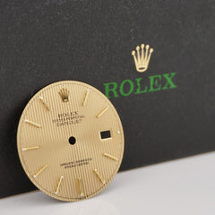 Rolex Datejust Men's 36mm Gold Tapestry Stick Dial Jubilee Ref: 16233 16013