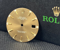 Rolex Date Men's 34mm Bronze Brown Dial Gold Stick Oyster Jubilee 1503 15000