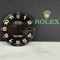 Rolex DateJust 2 Men’s 41mm 2-Tone 18k Gold Black Arabic Numeral Dial 116333