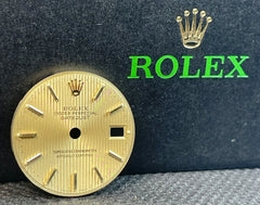 Rolex Datejust Ladies 26mm Gold Tapestry Dial Gold Stick Jubilee Ref: 69173