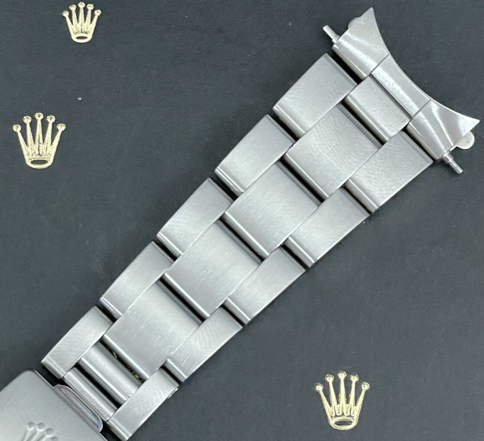 Rolex Date Mens Oyster Bracelet 78350 19mm Steel Band 