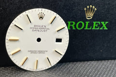 Rolex 36mm Datejust White w/ Gold Stick Two Tone Dial Reference 16233