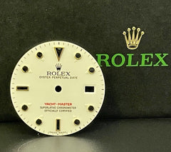 Rolex Mens 40mm Yacht-Master Date White Dial Black/Gold Index Ref 16628 16623