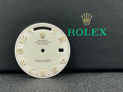 Rolex Day Date II President Mens 41mm Arabic Concentric Dial Gold Ref 218238