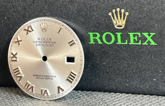 Rolex DateJust Men's 36mm Silver Dial Roman Numerals Steel Oyster 116200 116234