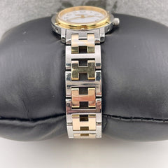 Hermes Ladies Clipper CL4.220 Two-Tone Stainless Steel and Gold Plated Quartz