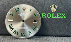 Rolex DateJust 41 Men’s 18k Rose Anniversary Green Roman Slate Ref 126331 126301