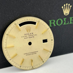 Rolex Day-Date 36mm Gold Dial Gold Stick Non Quickset Pie Pan President 1803