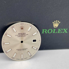 Rolex DateJust 41 Men's Silver Dial Stick Hour Oyster Jubilee 126300 126334