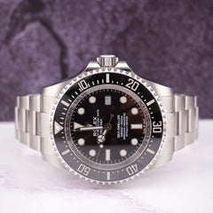 Rolex Deep Sea-Dweller Date 44mm Black Stainless Steel Oyster Watch Ref: 126660