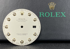 Rolex DateJust 2 II Men’s 41 Ivory White FACTORY Diamond Dial Oyster Ref: 116333