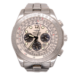 BREITLING Chronograph B-2 Automatic 44mm Men's White Dial Steel Watch A42362