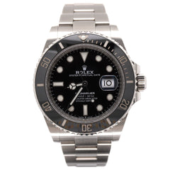 Rolex Submariner Date 40mm Ceramic Stainless Steel Black Dial Men Watch 126610LN