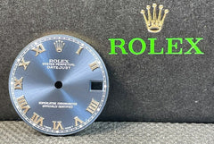 Rolex Datejust Womens Midsize 31mm BLUE Dial Silver Roman Markers Ref 178274