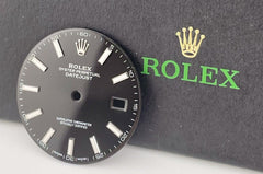 Rolex Datejust 41mm Men's Black Dial Stick Hour Oyster Jubilee 126300 126334