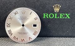 Rolex DateJust Men's 36mm Silver Dial Roman Numerals Steel Oyster 116200 116234