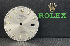 Rolex Datejust Men's 36mm Silver Dial Gold Stick Oyster Jubilee Ref 116233