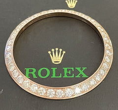 Rolex Men's Datejust 41 3.50ct Diamond 18k Rose Gold Bezel Oyster Jubilee 126331