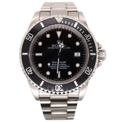 Rolex Sea-Dweller Date 40mm Black Dial Stainless Steel Oyster Watch REF 16600