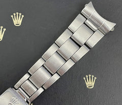 Rolex Date Midsize Oyster Band 17mm Stainless Steel Bracelet 7835 "362" Ends